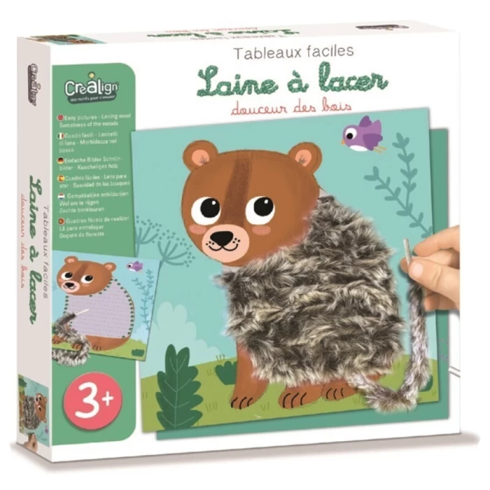 Llana per filar "Animals del bosc"- Crealign'