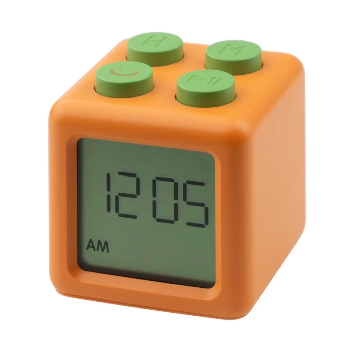 Rellotge despertador block taronja - Mary's