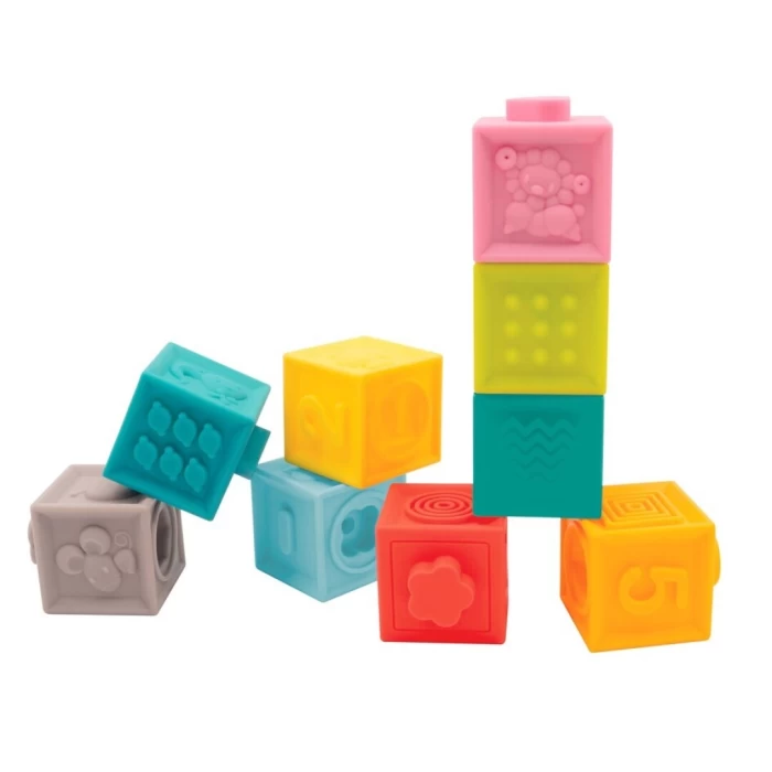 Conjunt 9 cubs apilables - Ludi